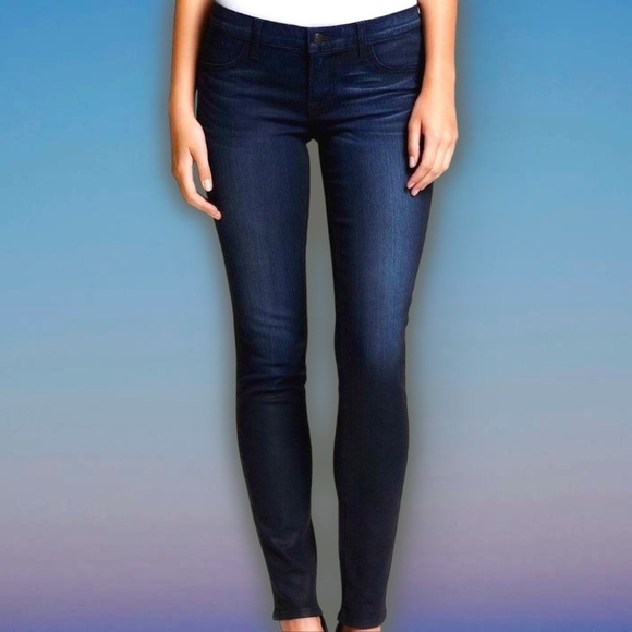 J Brand Waxed & Coated Denim Legging in “Smokestack” Size 27 - Picture 1 of 13